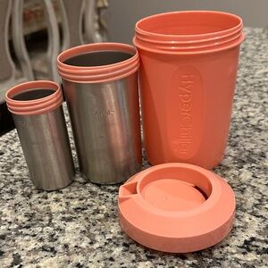 Reusable Beverage Chiller — Rose Gold Pink
